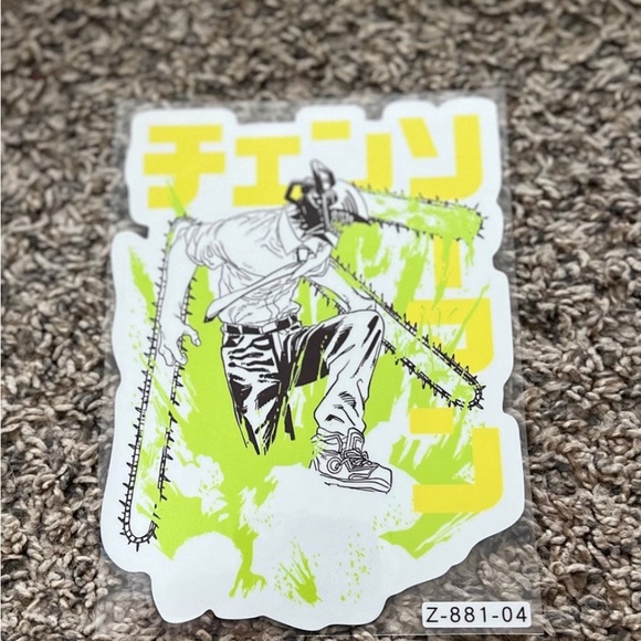 Chainsaw Man 🚗 Sticker Japanese Anime - Picture 2 of 4